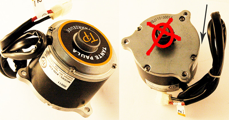 E-Motor 36V 500W Ferdinand 2, Freilauf, OHNE Motorritzel 15T