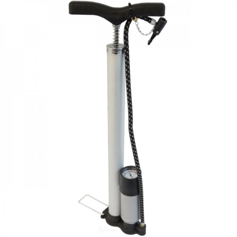 Luftpumpe, Fußstandpumpe, Manometer, Prophete