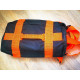 Tasche für Akku 36V12Ah-15Ah schwarz / orange